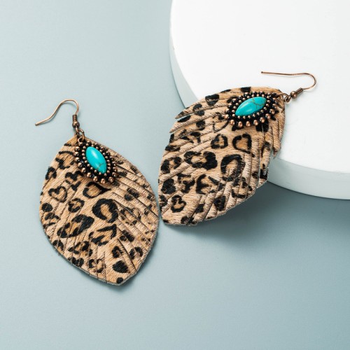 Fashion Jewelry Leather Earrings For Women YWHME-47