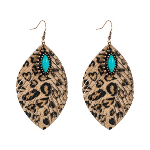 Fashion Jewelry Leather Earrings For Women YWHME-47