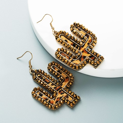 Fashion Jewelry Leather Earrings For Women YWHME-48