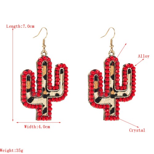 Fashion Jewelry Leather Earrings For Women YWHME-48