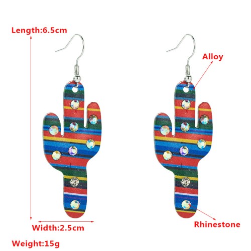 Fashion Jewelry Leather Earrings For Women YWHME-49