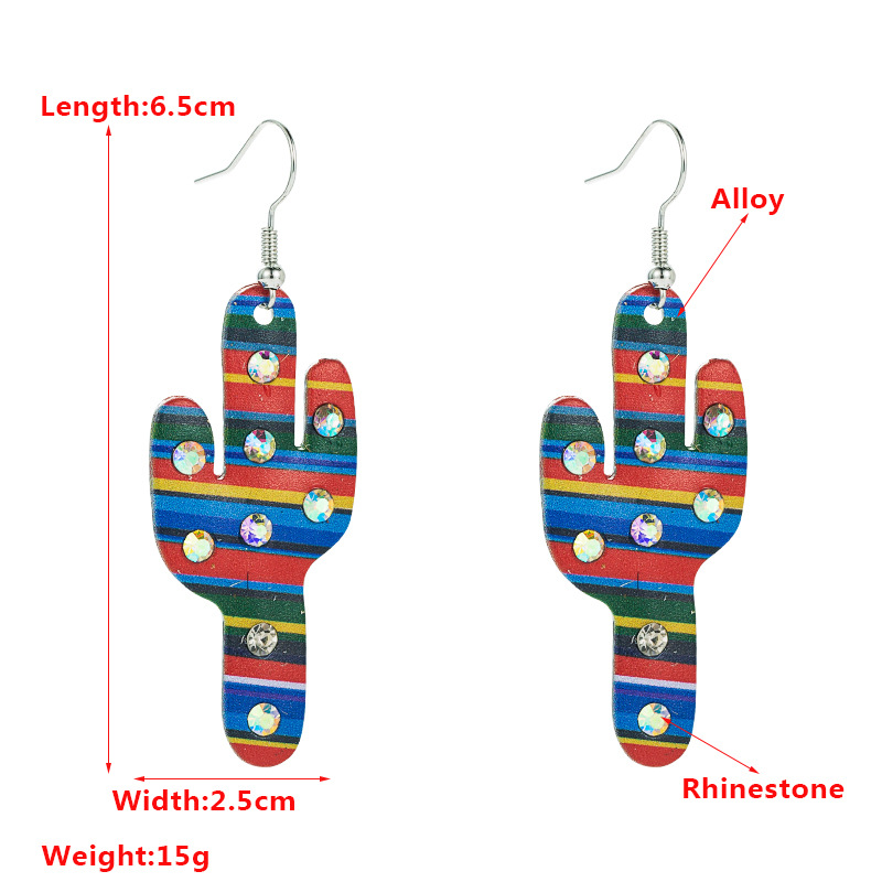 Fashion Jewelry Leather Earrings For Women YWHME-49 