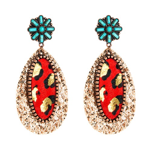 Fashion Jewelry Leather Earrings For Women YWHME-50