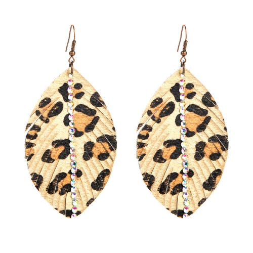 Fashion Jewelry Leather Earrings For Women YWHME-51