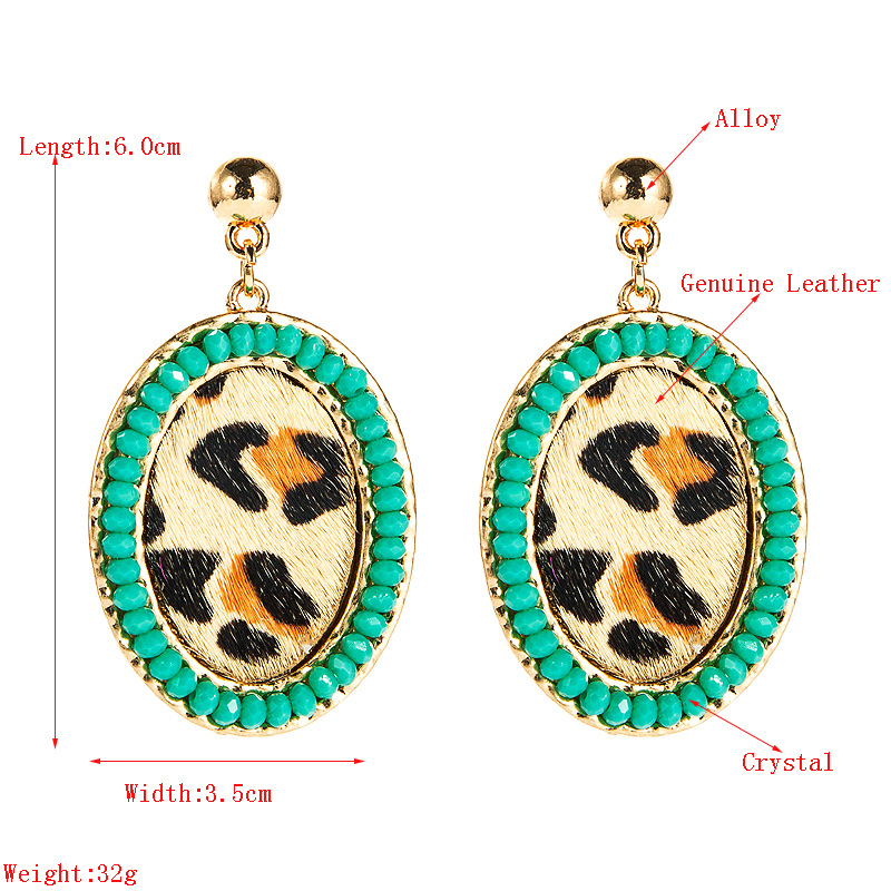 Fashion Jewelry Leather Earrings For Women YWHME-52 