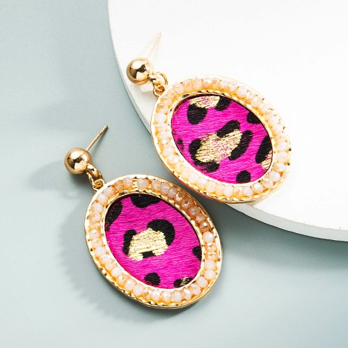 Fashion Jewelry Leather Earrings For Women YWHME-52