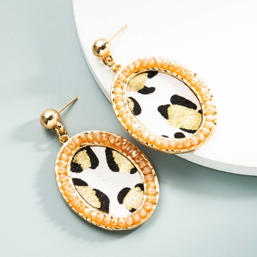 Fashion Jewelry Leather Earrings For Women YWHME-52