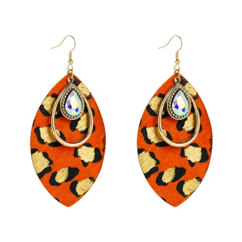 Fashion Jewelry Leather Earrings For Women YWHME-53