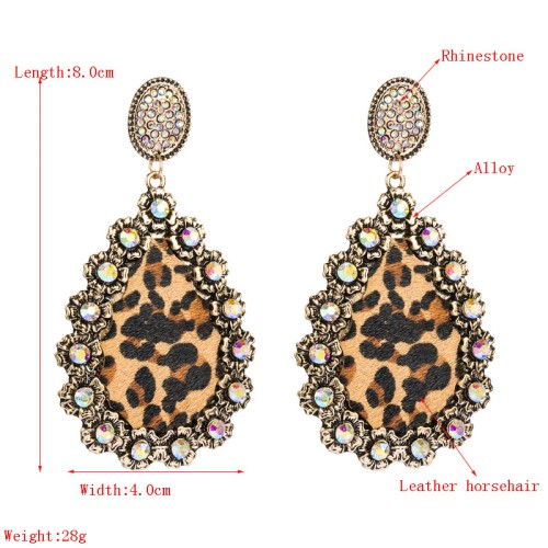 Fashion Jewelry Leather Earrings For Women YWHME-55