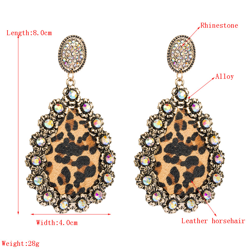 Fashion Jewelry Leather Earrings For Women YWHME-55 