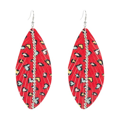 Fashion Jewelry Leather Earrings For Women YWHME-60