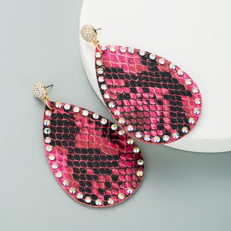 Fashion Jewelry Leather Earrings For Women YWHME-61 