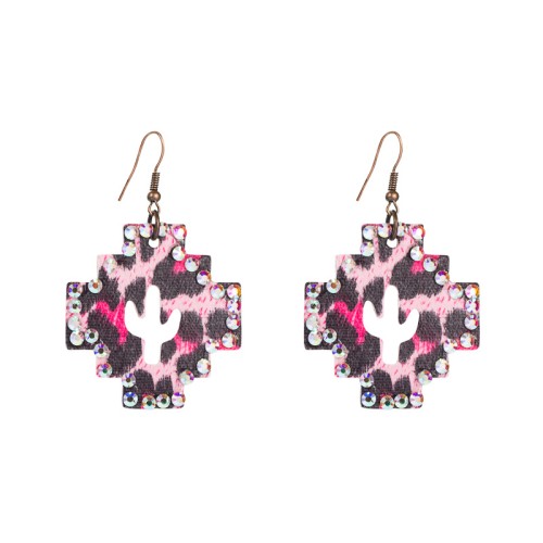 Fashion Jewelry Leather Earrings For Women YWHME-69