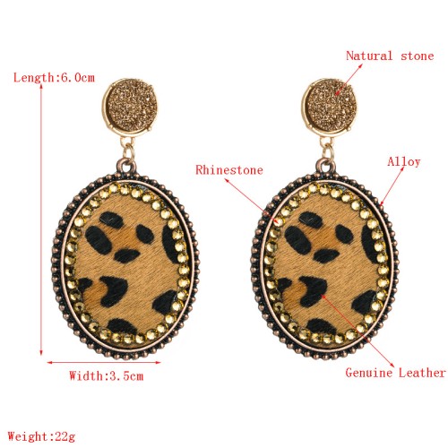 Fashion Jewelry Leather Earrings For Women YWHME-77