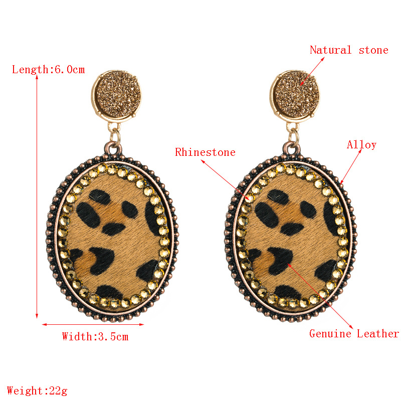 Fashion Jewelry Leather Earrings For Women YWHME-77 