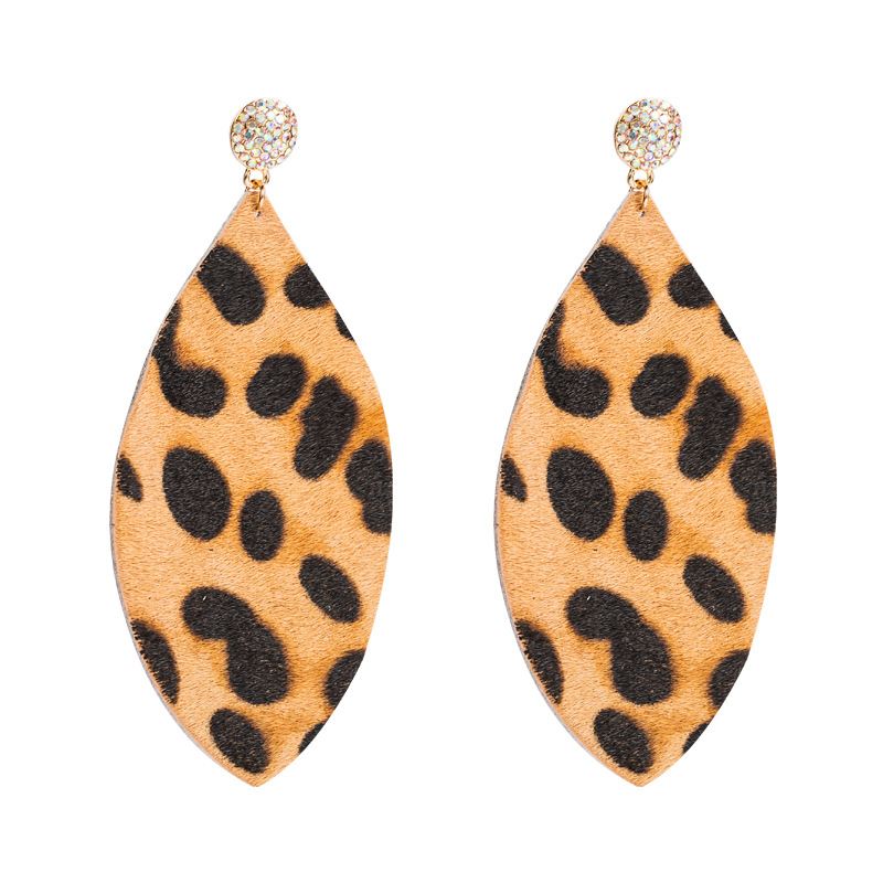 Fashion Jewelry Leather Earrings For Women YWHME-78 