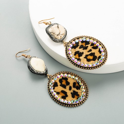 Fashion Jewelry Leather Earrings For Women YWHME-79