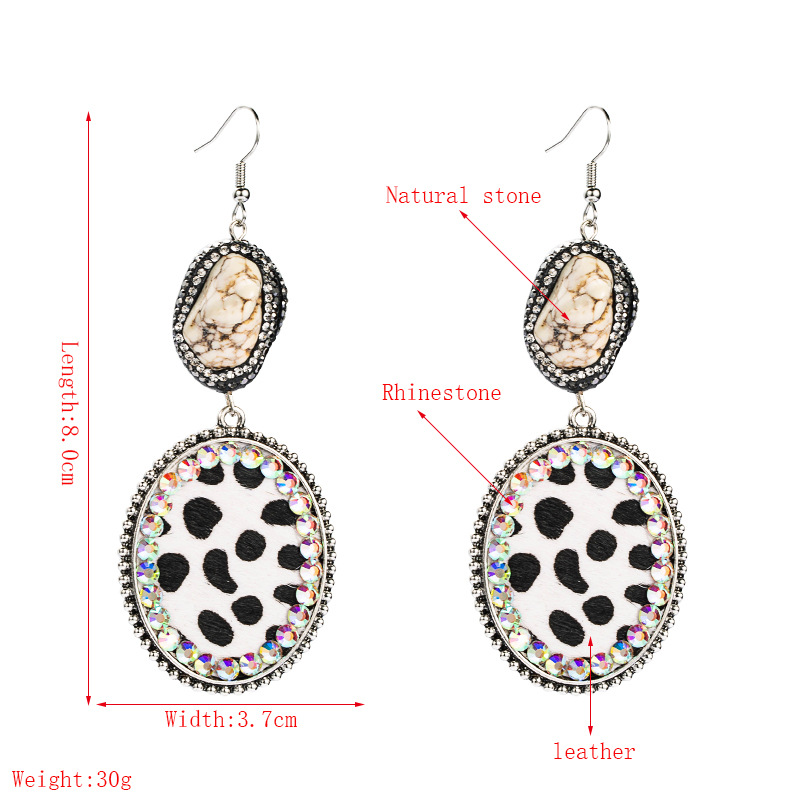 Fashion Jewelry Leather Earrings For Women YWHME-79 