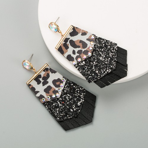 Fashion Jewelry Leather Earrings For Women YWHME-80