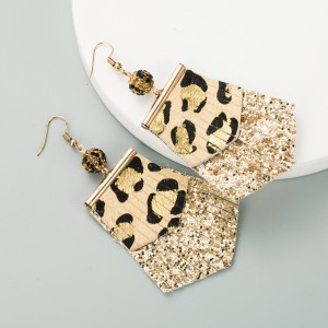 Fashion Jewelry Leather Earrings For Women YWHME-81 