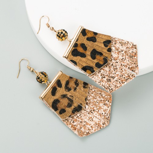 Fashion Jewelry Leather Earrings For Women YWHME-81