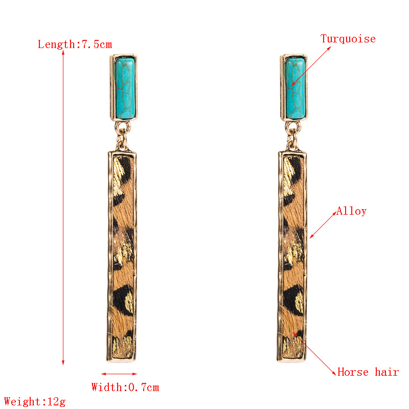 Fashion Jewelry Leather Earrings For Women YWHME-82 