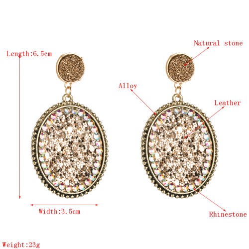 Fashion Jewelry Leather Earrings For Women YWHME-84