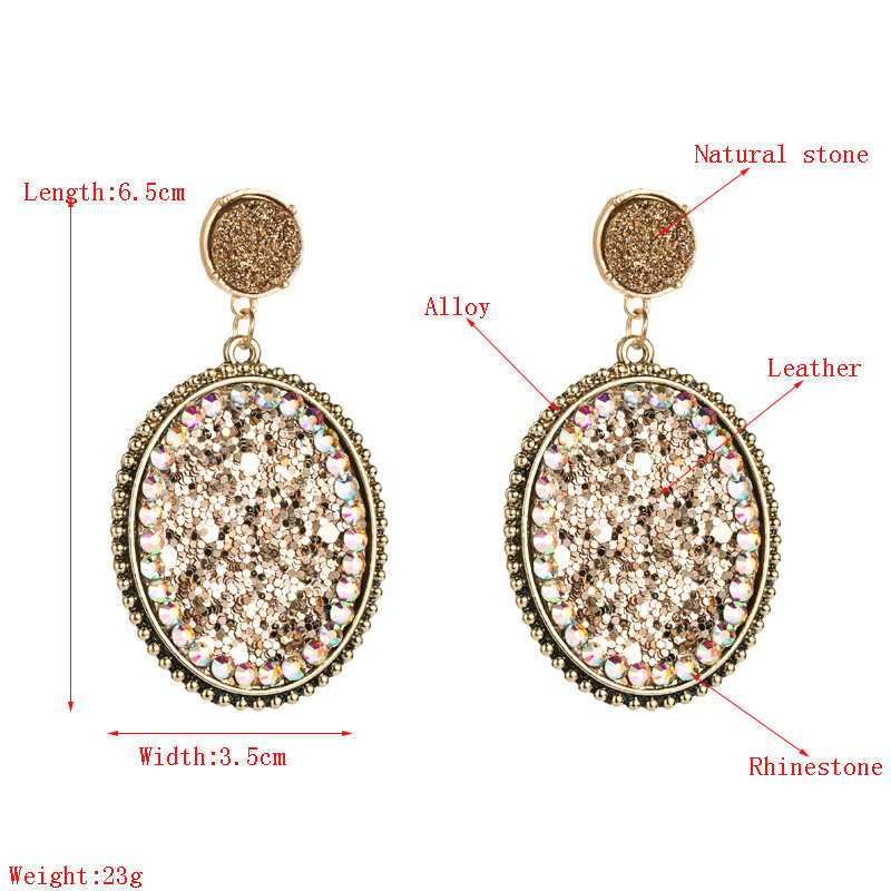 Fashion Jewelry Leather Earrings For Women YWHME-84 