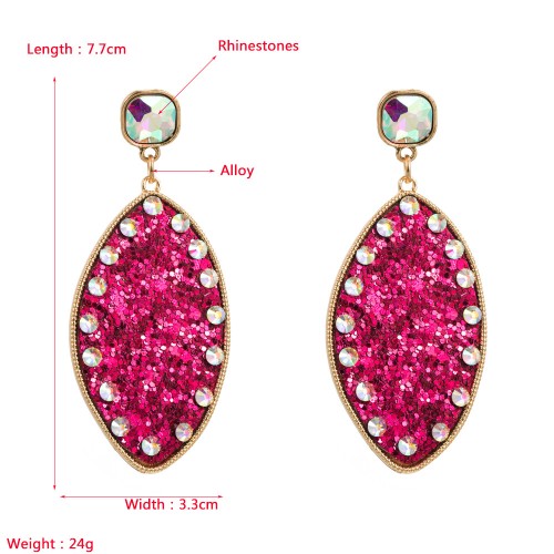 Fashion Jewelry Leather Earrings For Women YWHME-87