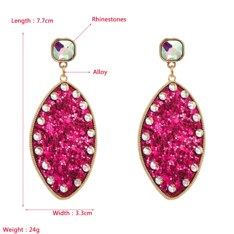 Fashion Jewelry Leather Earrings For Women YWHME-87 