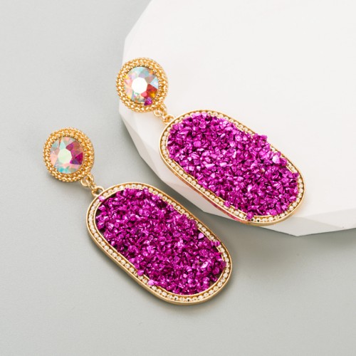 Fashion Jewelry Leather Earrings For Women YWHME-88