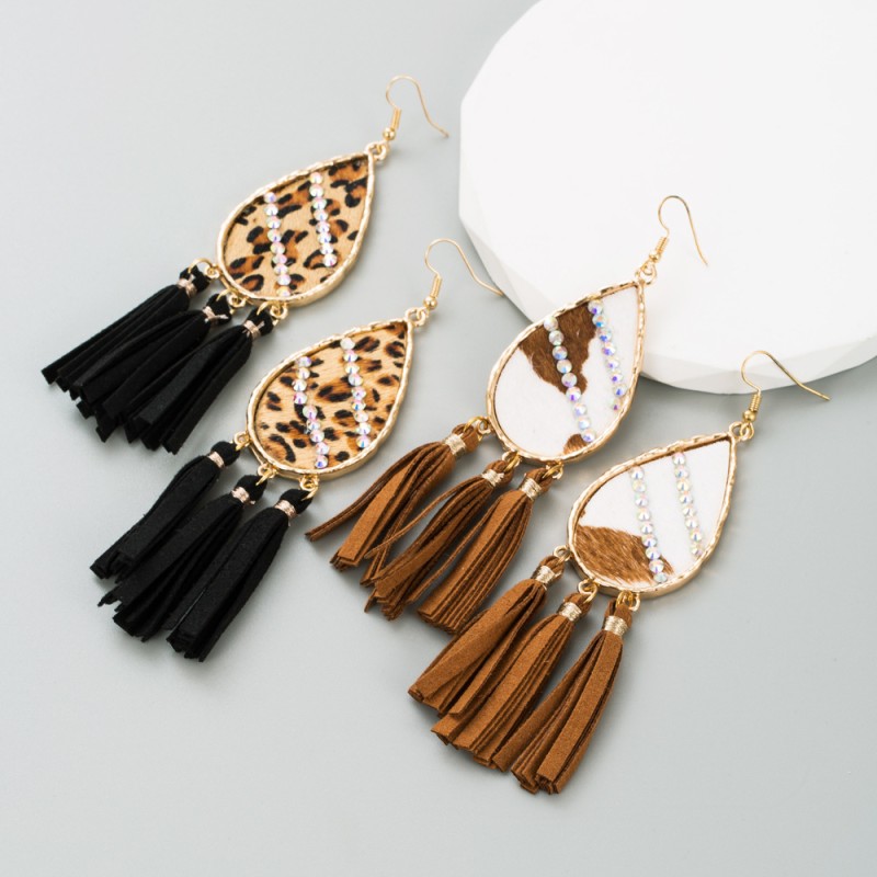 Fashion Jewelry Leather Earrings For Women YWHME-95 