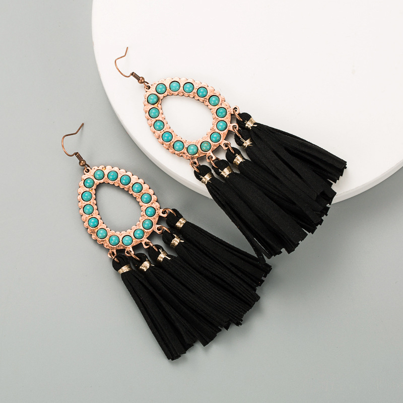 Fashion Jewelry Leather Earrings For Women YWHME-96 