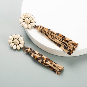 Fashion Jewelry Leather Earrings For Women YWHME-97 