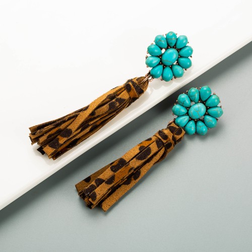 Fashion Jewelry Leather Earrings For Women YWHME-97